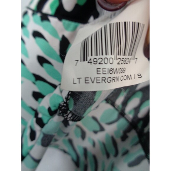 BCBG MaxAzria Black Green Adele Wrap Dress Size Small - Picture 11 of 12